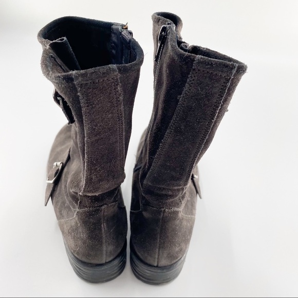 Paul Green Adison Dark Grey Suede Boots US Sz 9.5 - Picture 4 of 10